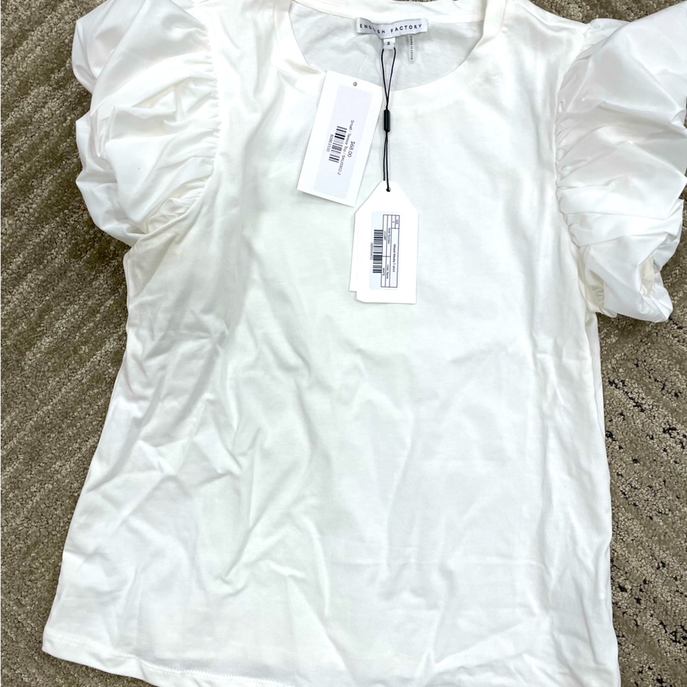 White English Factory tee NWT